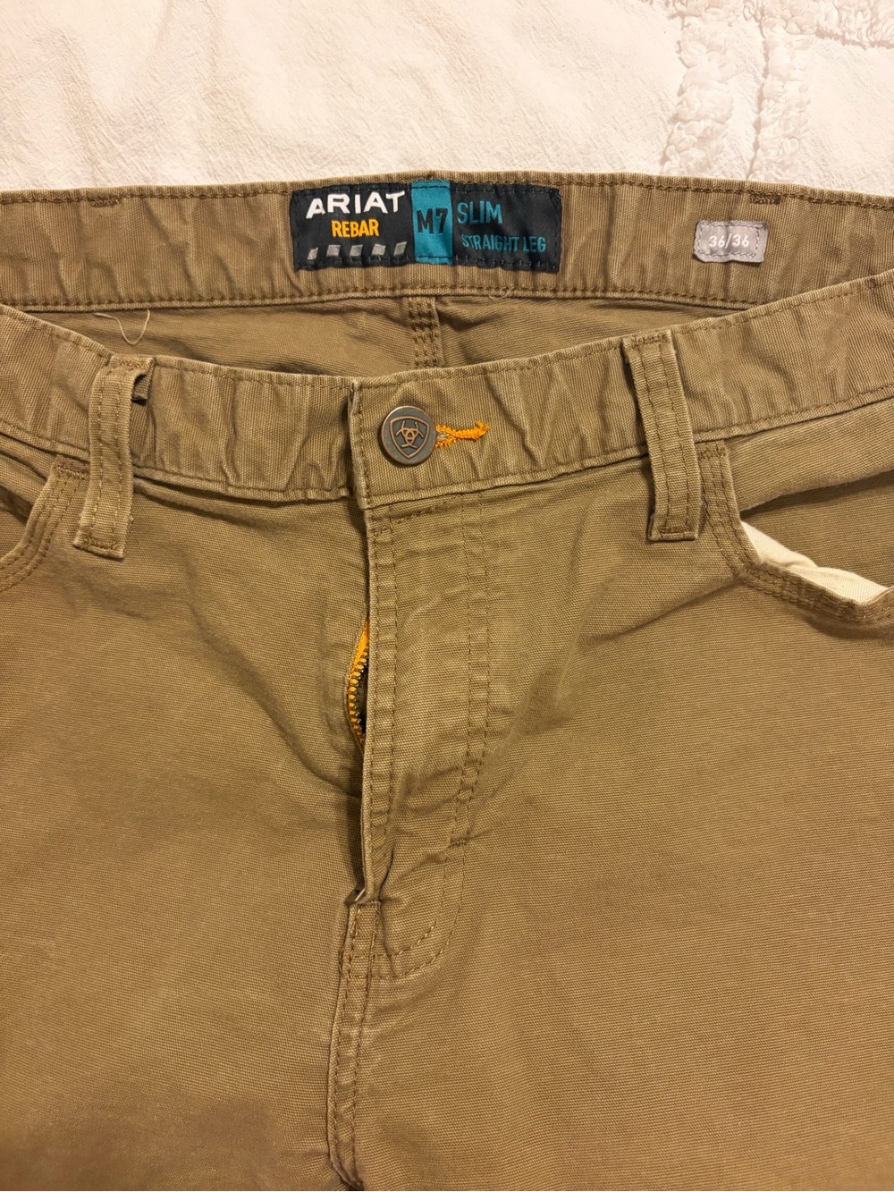 Ariat M7 Slim Straight Leg Pants - Khaki